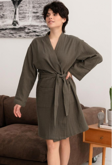 Халат з мусліну Duna Cosy M61W