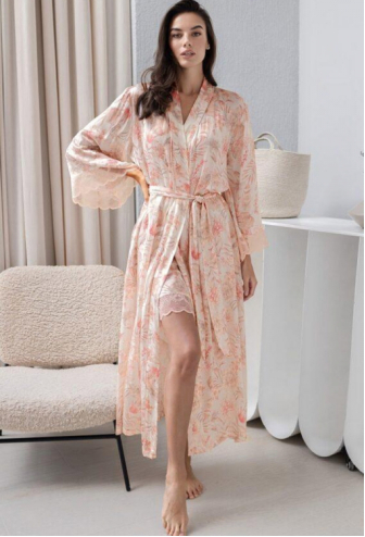 Халат женский шелковый Molly Mia-Amore 1929
