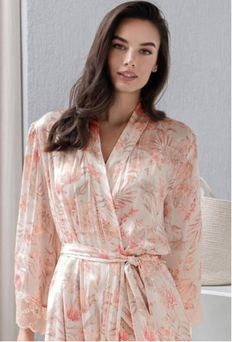 Халат женский шелковый Molly Mia-Amore 1929