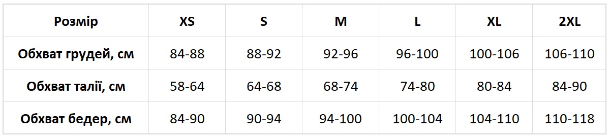 V.Velika таблица размеров женская BO.Brand таблица размеров женская